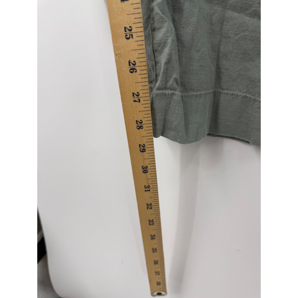 Maeve The Colette Wide Leg Pants Womens 29 Green Utility High Rise - Picture 10 of 11